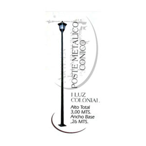 POSTE CONICO COLONIAL